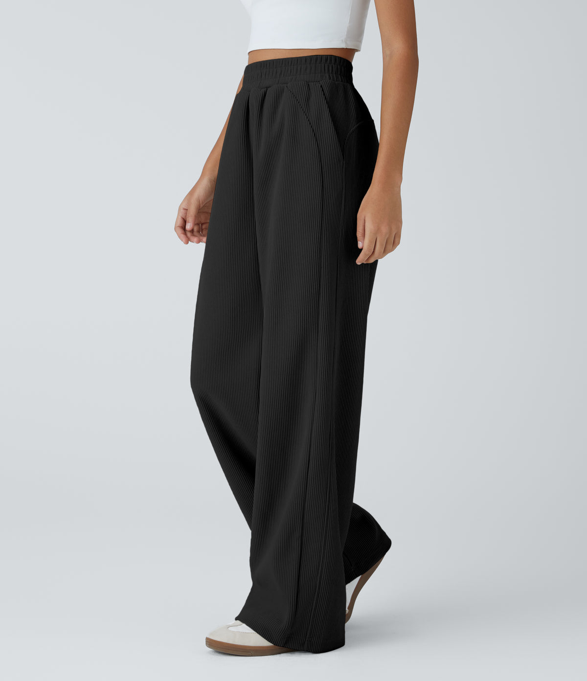 Cordhose in Schwarz – Ansicht 3