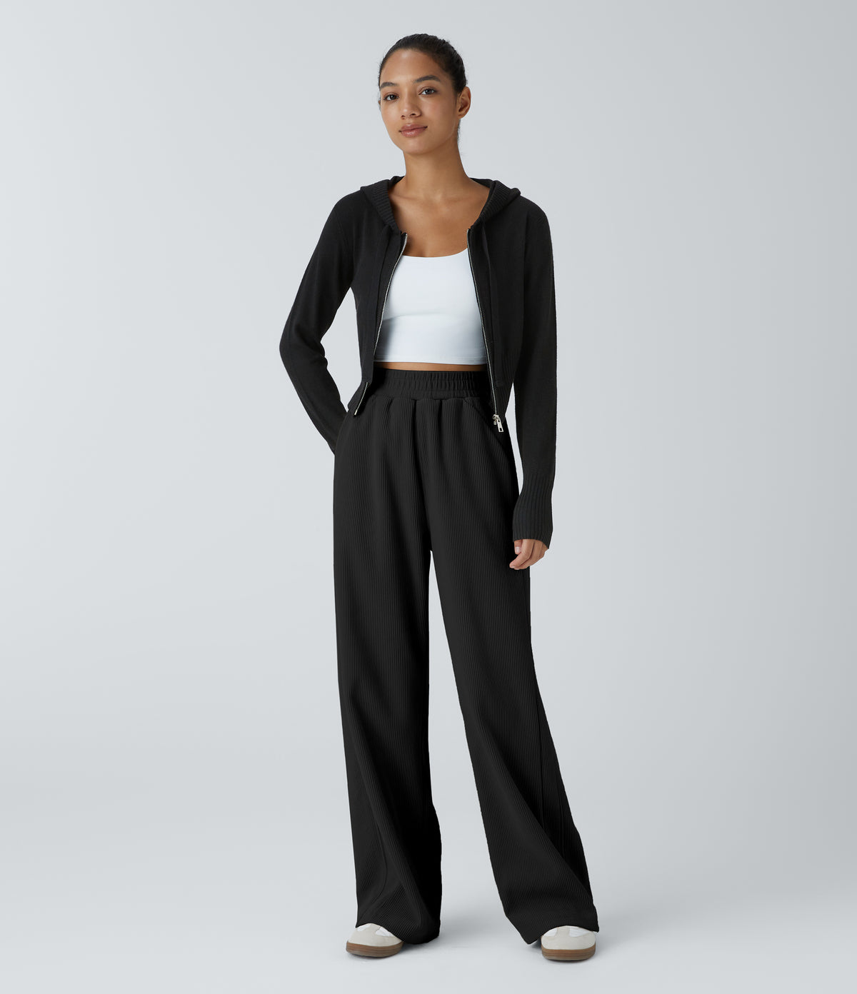 Cordhose in Schwarz – Detailansicht 5