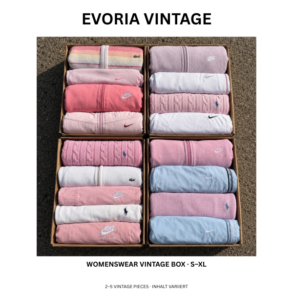 EVORIA Vintage Mystery Box Womenswear – Beispielzusammenstellung