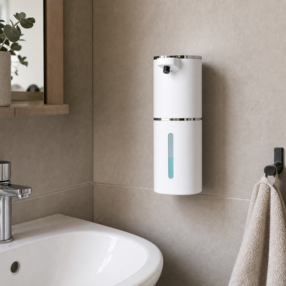 Automatischer Seifenspender zur Wandmontage neben dem Waschbecken