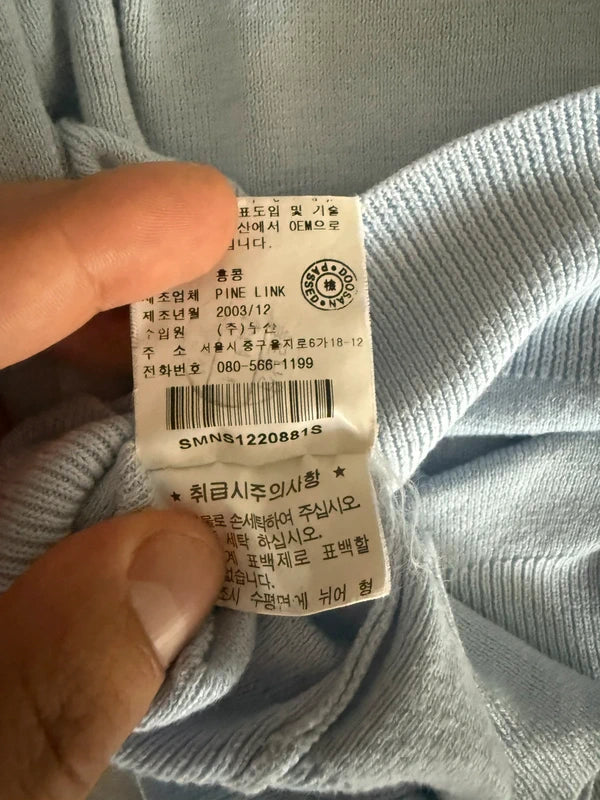 Polo Ralph Lauren Pima-Cotton Pullover – Hellgrau/Puderblau – S – Originalansicht 4