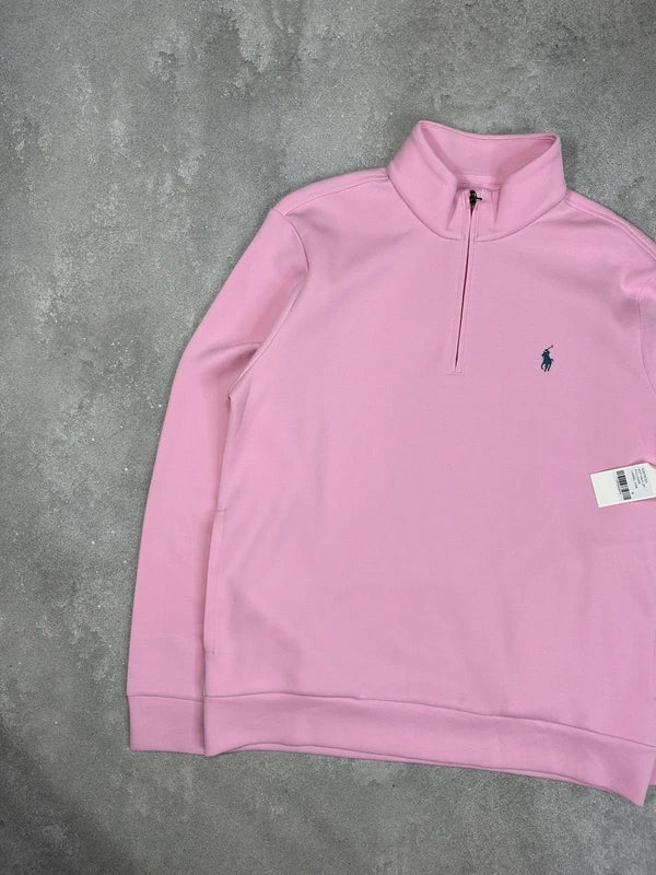 Ralph Lauren Half-Zip Sweatshirt – Rosa – M