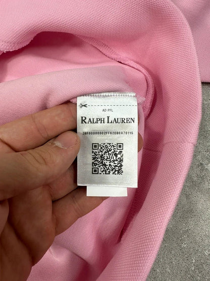 Ralph Lauren Half-Zip Sweatshirt – Rosa – M – Originalansicht 8
