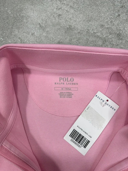 Ralph Lauren Half-Zip Sweatshirt – Rosa – M – Originalansicht 10