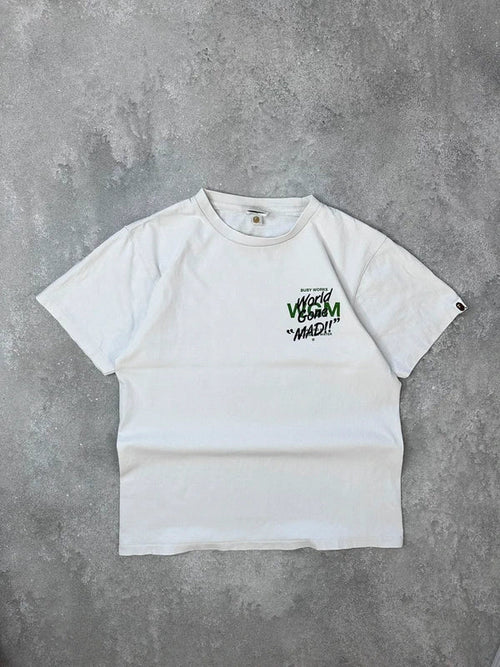 BAPE WGM Graphic T-Shirt – Weiß – M – Originalansicht 1