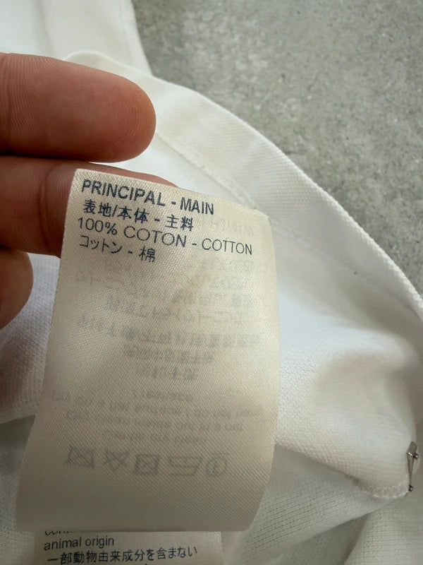 Louis Vuitton Polohemd mit Struktur – Weiß – L – Originalansicht 10