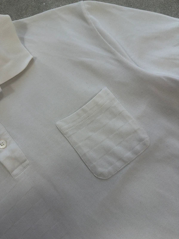 Louis Vuitton Polohemd mit Struktur – Weiß – L – Originalansicht 11