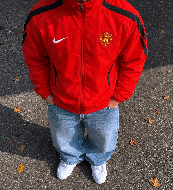 Nike Manchester United Trainingsjacke – Rot – M – Originalansicht 6