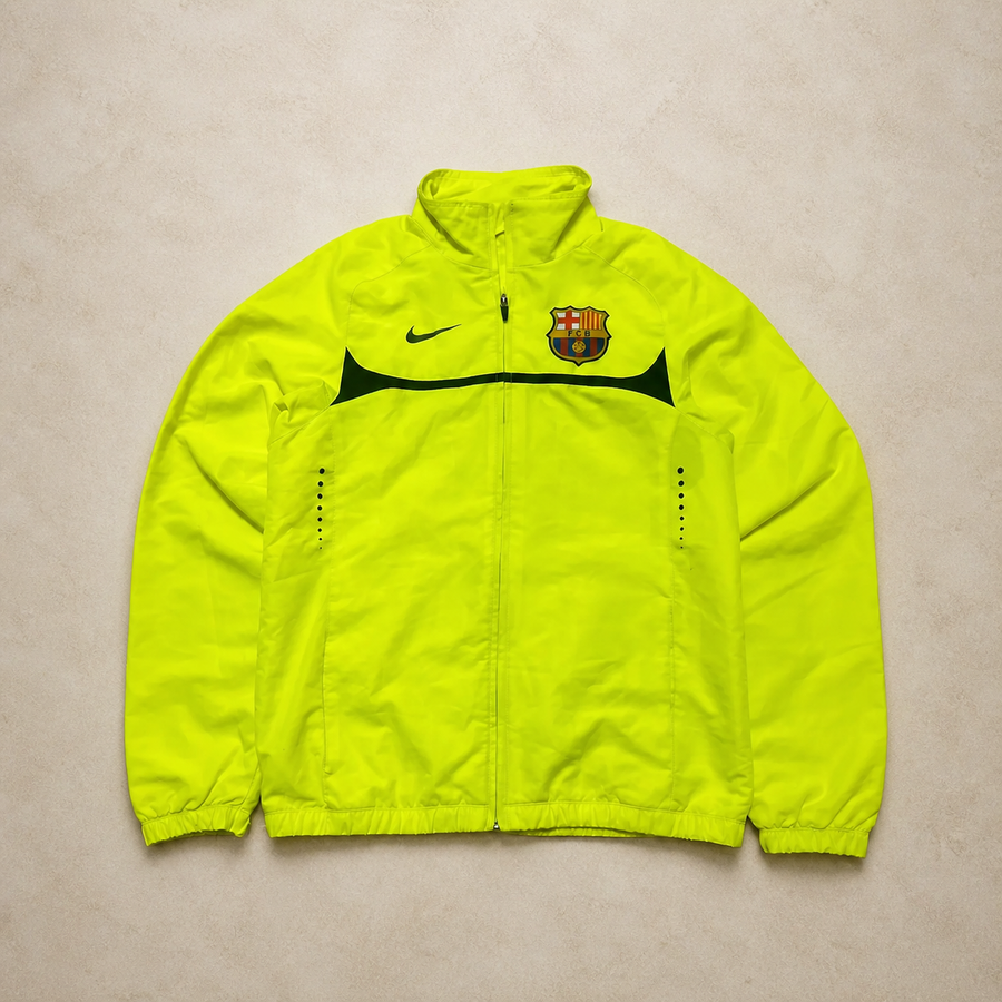 Nike FC Barcelona Trainingsjacke – Neon-Gelb – S