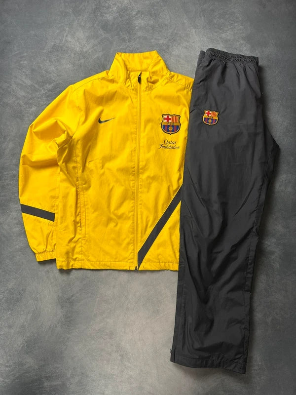Nike FC Barcelona Trainingsanzug – Gelb/Schwarz – M – Originalansicht 4