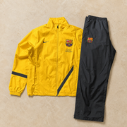 Nike FC Barcelona Trainingsanzug – Gelb/Schwarz – M